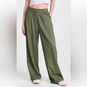 Wide leg trouser